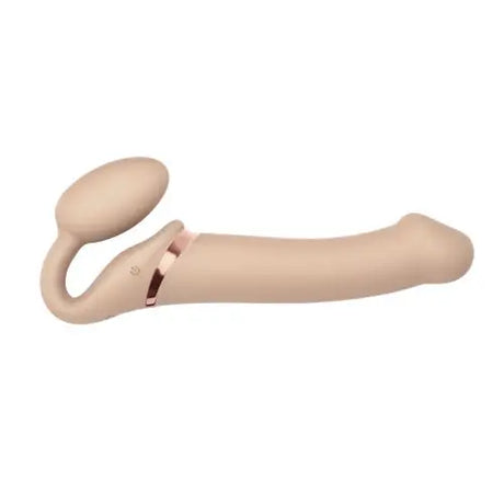 Strap-on-me Vibrating Strap-on Large Vanilla - Strap Ons - Save 15% - Strap-on-me Strap-on - Fast - Couples Vibrators United Kingdom