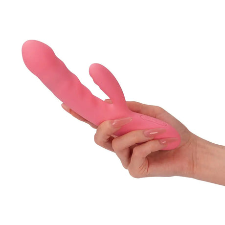 Svakom Avery Thrusting Vibrator with Clitoral Stimulator Pink - Fast - United Kingdom Stoke-on-trent