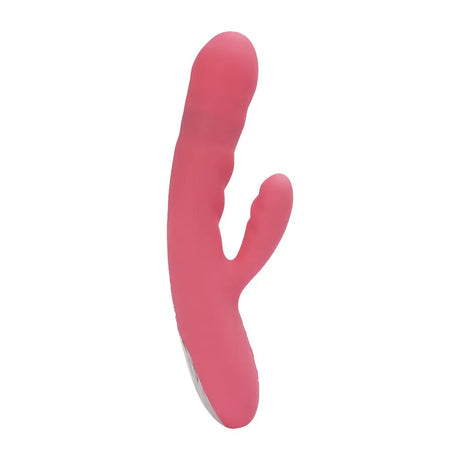Svakom Avery Thrusting Vibrator with Clitoral Stimulator Pink - Fast - United Kingdom Stoke-on-trent