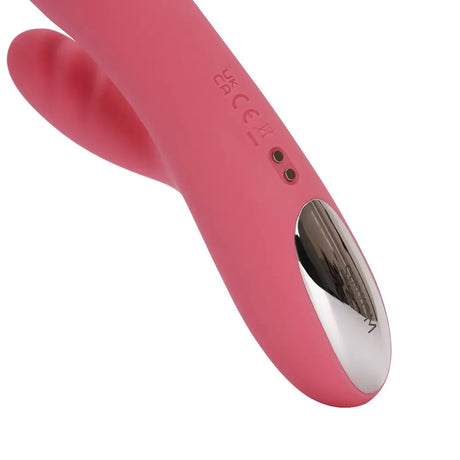 Svakom Avery Thrusting Vibrator with Clitoral Stimulator Pink - Fast - United Kingdom Stoke-on-trent