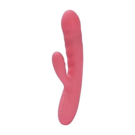 Svakom Avery Thrusting Vibrator with Clitoral Stimulator Pink - Fast - United Kingdom Stoke-on-trent