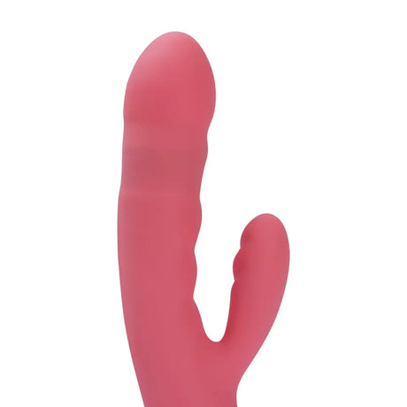 Svakom Avery Thrusting Vibrator with Clitoral Stimulator Pink - Fast - United Kingdom Stoke-on-trent