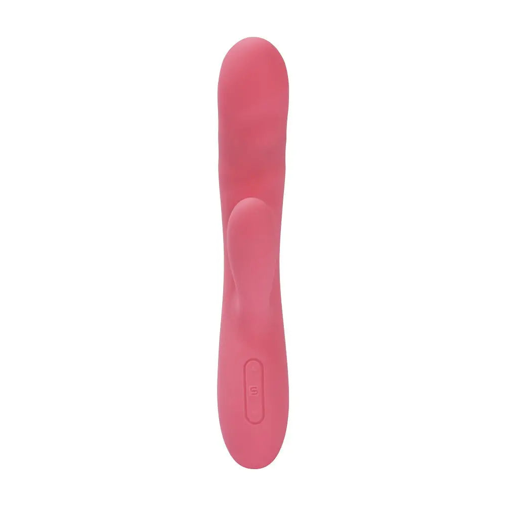 Svakom Avery Thrusting Vibrator with Clitoral Stimulator Pink - Fast - United Kingdom Stoke-on-trent