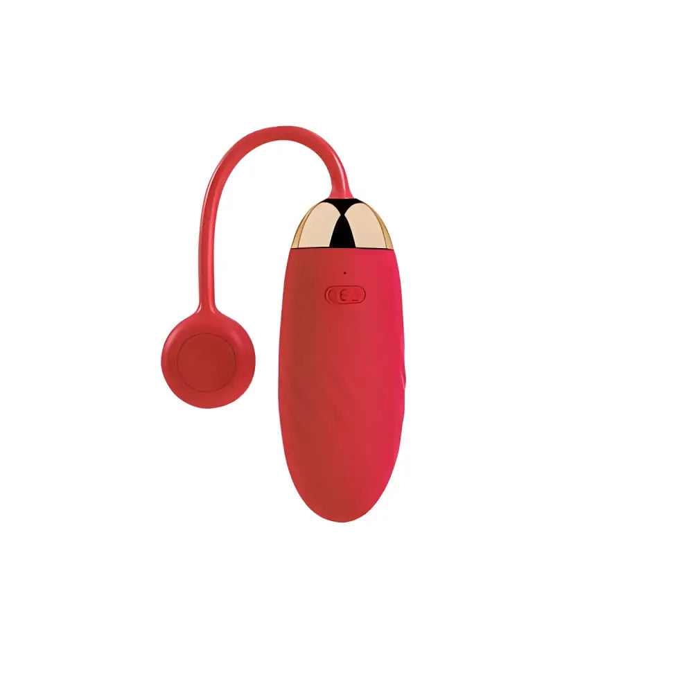 Svakom Ella App Controlled Silicone Vibrating Egg Red - Remote Vibrators - Save 20% - App - Sale United Kingdom Stoke-on-trent