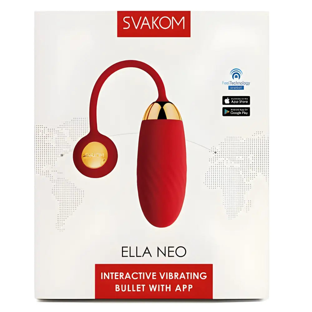 Svakom Ella Neo Interactive App Controlled Vibrating Egg - Remote Vibrators - Save 15% - Sale United Kingdom Stoke-on-trent