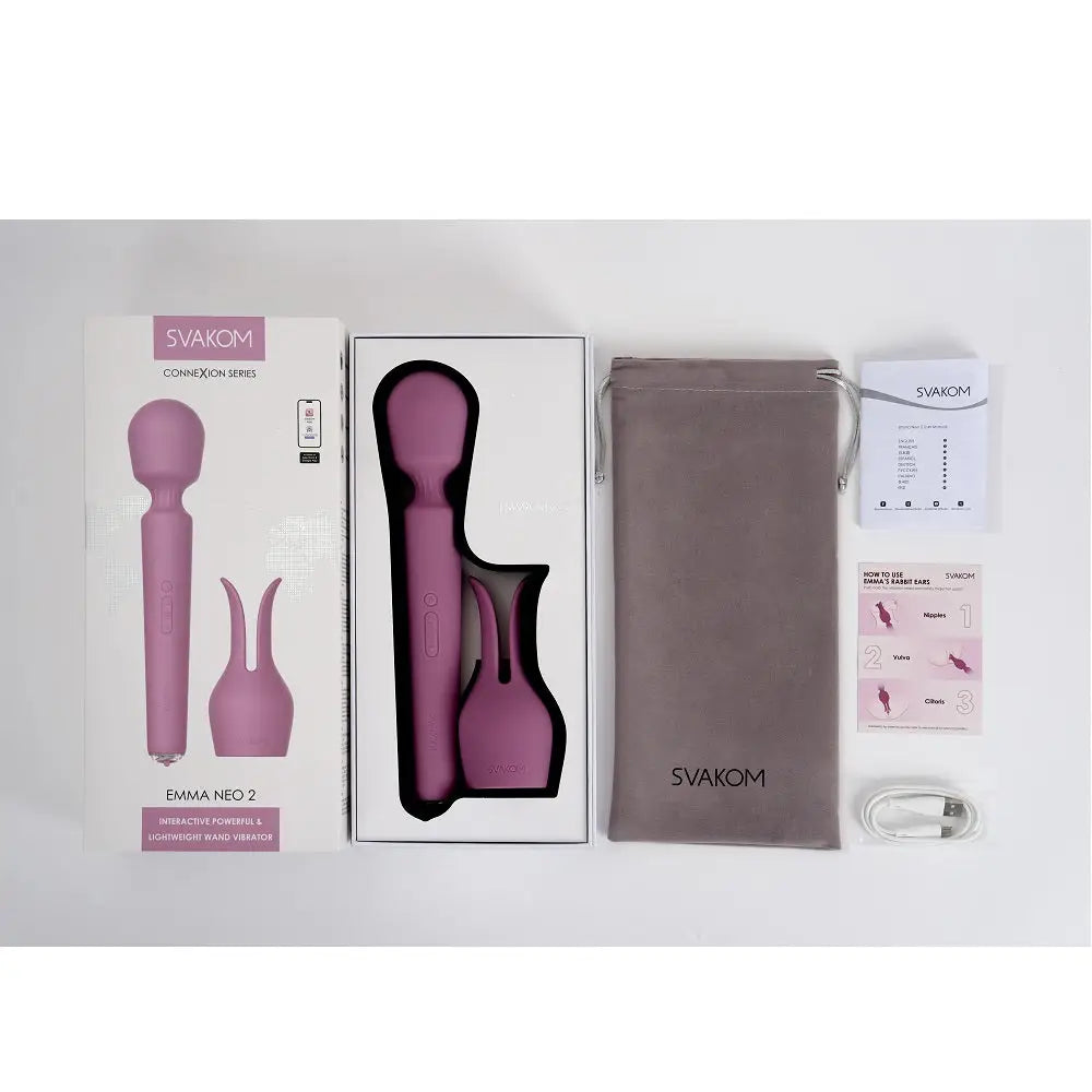 Svakom Emma Neo 2 Wand Vibrator - Save 20% - Fast Shipping - United Kingdom Stoke-on-trent