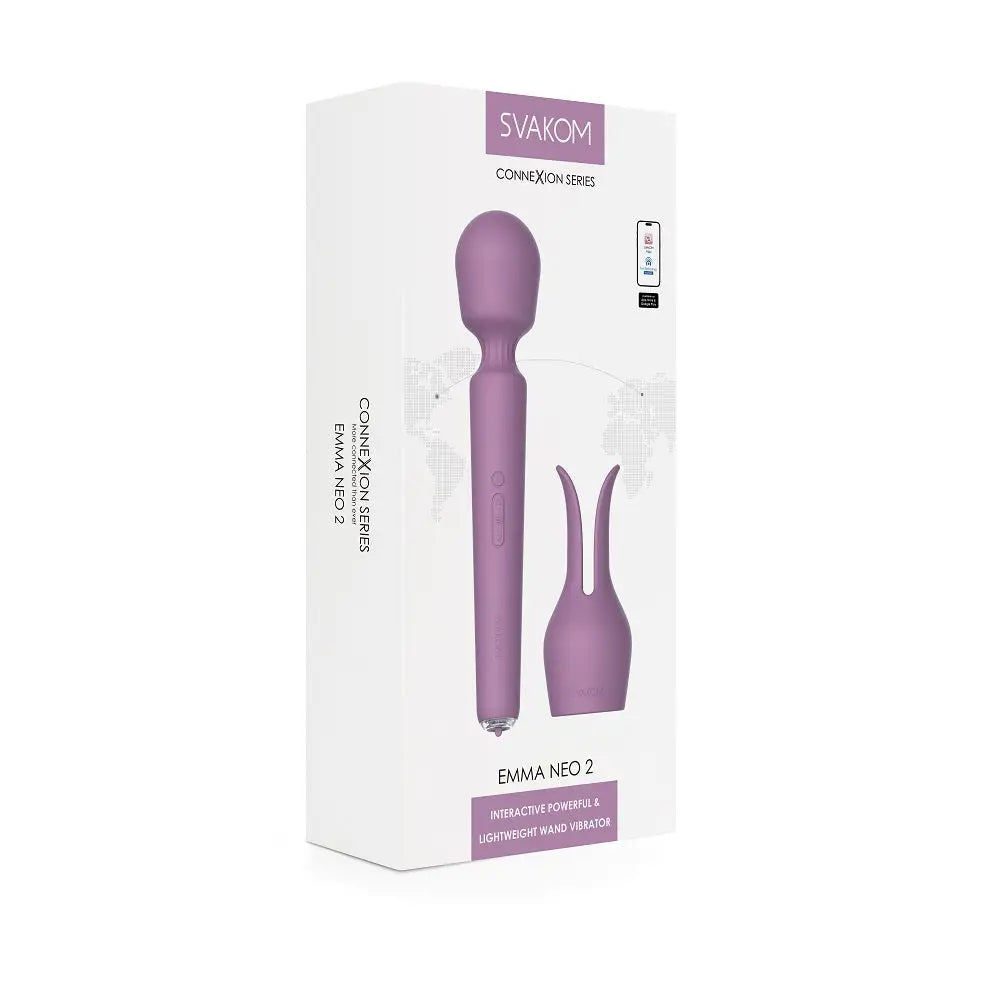 Svakom Emma Neo 2 Wand Vibrator - Save 20% - Fast Shipping - United Kingdom Stoke-on-trent