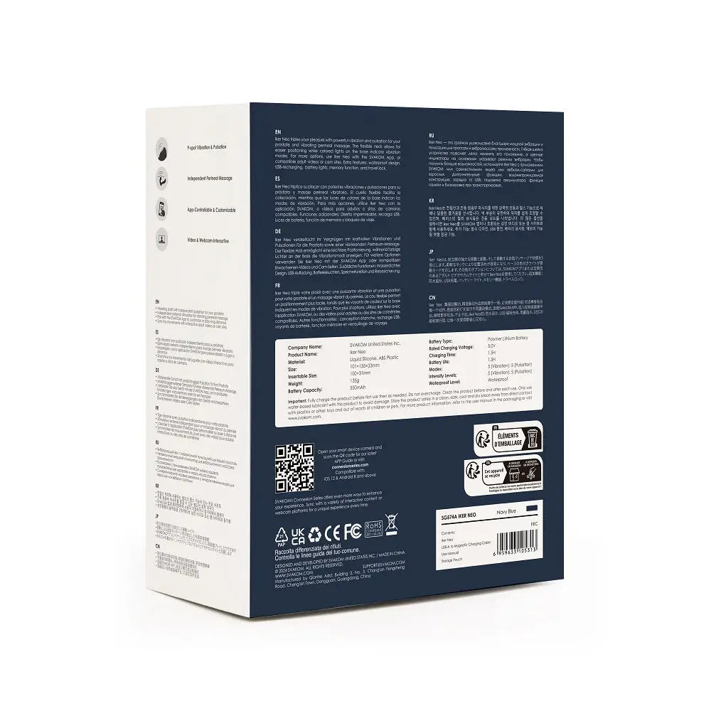 Svakom Iker Neo Prostate Massager - Save 20% - Fast Shipping - Anal Vibrators United Kingdom Stoke-on-trent