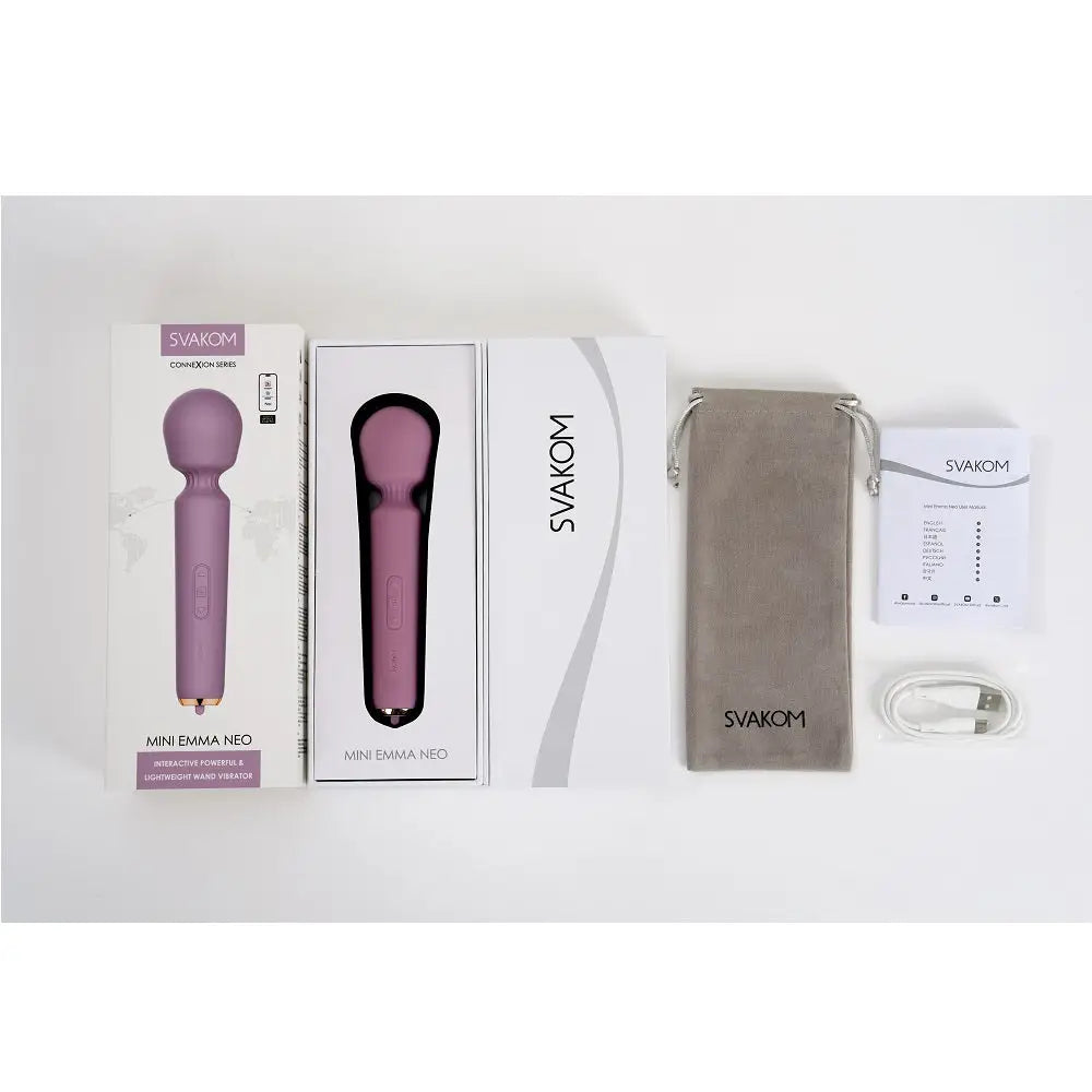 Svakom Mini Emma Neo Wand Vibrator - Save 15% - Fast Shipping - United Kingdom Stoke-on-trent