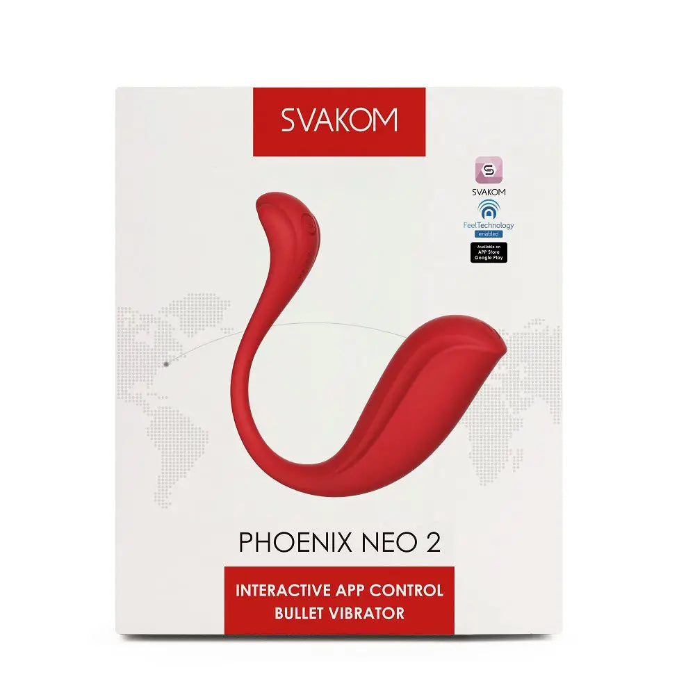 Svakom Phoenix Neo 2 Interactive App Controlled Vibrator - Remote Vibrators - Save 20% - Sale United Kingdom Stoke-on-trent