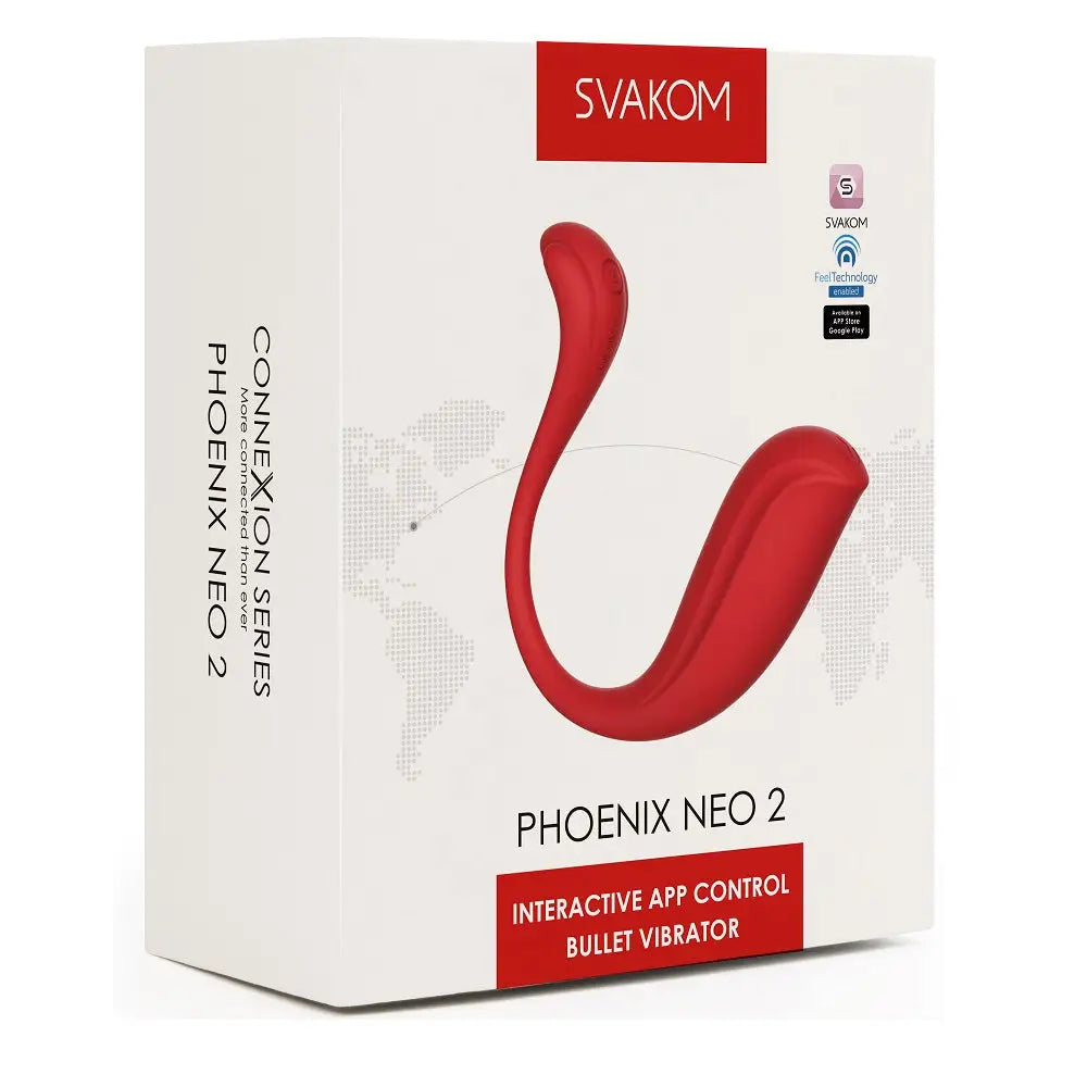 Svakom Phoenix Neo 2 Interactive App Controlled Vibrator - Remote Vibrators - Save 20% - Sale United Kingdom Stoke-on-trent