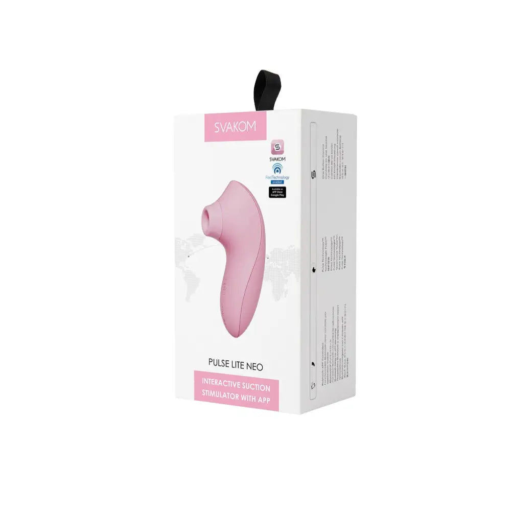 Svakom Pulse Lite Neo Pink - Suction Vibrators - Save 15% - Fast Shipping - Vibrator United Kingdom Stoke-on-trent