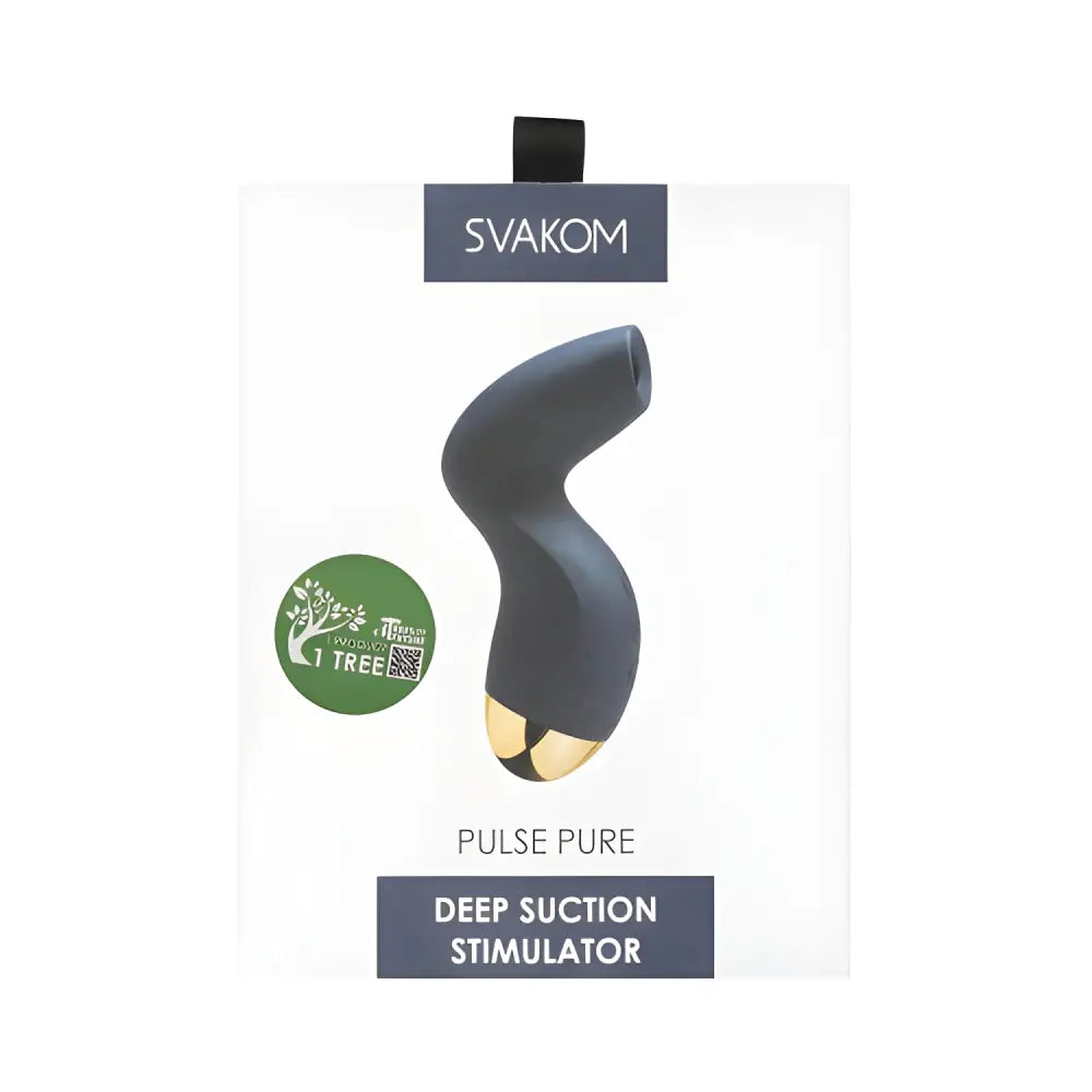 Svakom Pulse Pure Suction Stimulator Navy Blue - Vibrators - Save 15% - Fast - Vibrator United Kingdom Stoke-on-trent
