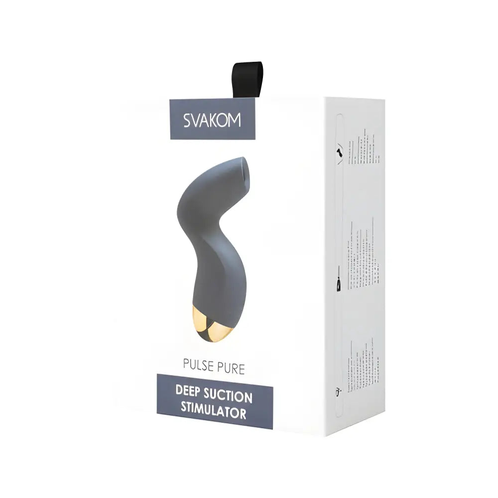 Svakom Pulse Pure Suction Stimulator Navy Blue - Vibrators - Save 15% - Fast - Vibrator United Kingdom Stoke-on-trent