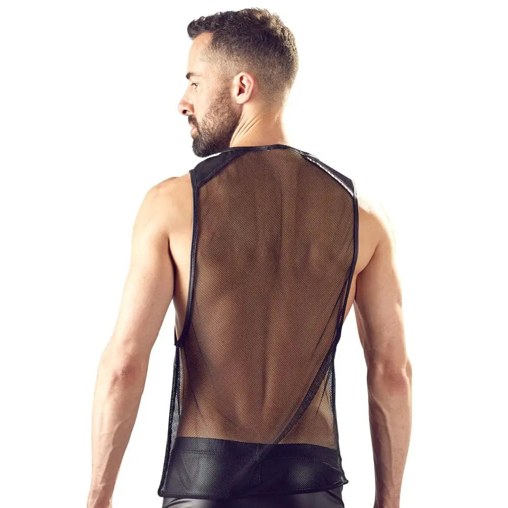 Svenjoyment Mens Black Net Shirt - Fast Shipping - Sale United Kingdom Stoke-on-trent