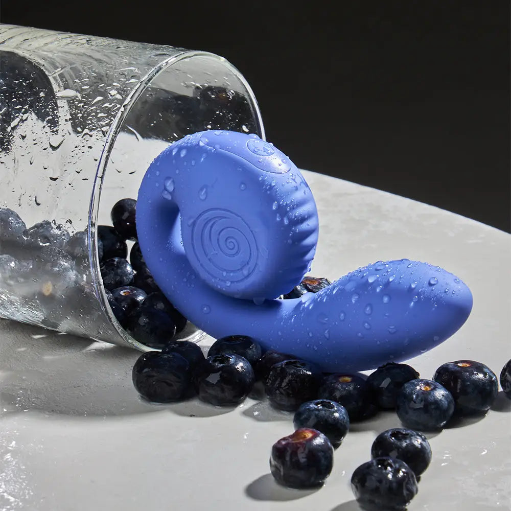 Svibe Snail Gizi Lite Vibrator- Juicy Blueberry - Save 10% - Svibe Gizi - Fast Shipping - Vibrator United Kingdom Stoke-on-trent