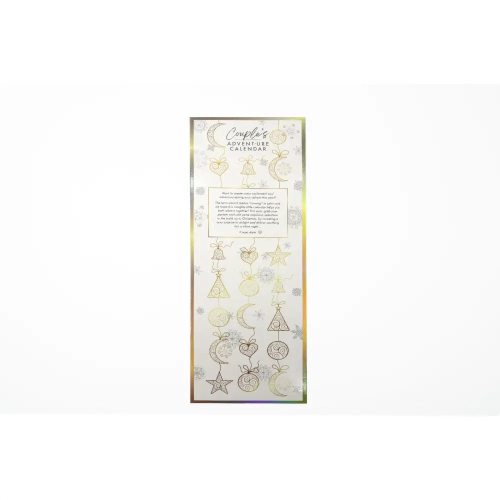 The Couple’s Advent-ure Scratch Calendar - Save 30% - Fast Shipping - Sale United Kingdom Stoke-on-trent
