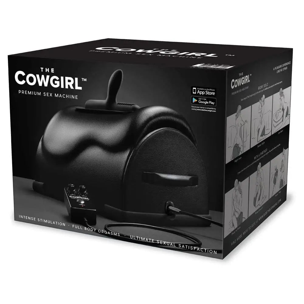 The Cowgirl Premium Sex Machine Black - Toys - Save 20% - Fast Shipping - Sale United Kingdom Stoke-on-trent