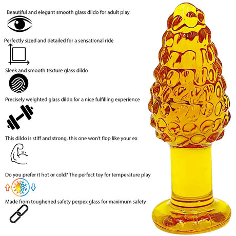 The Golden Berry Anal Butt Plug - Dildos - Save 20% - Fast Shipping - Dildo United Kingdom Stoke-on-trent