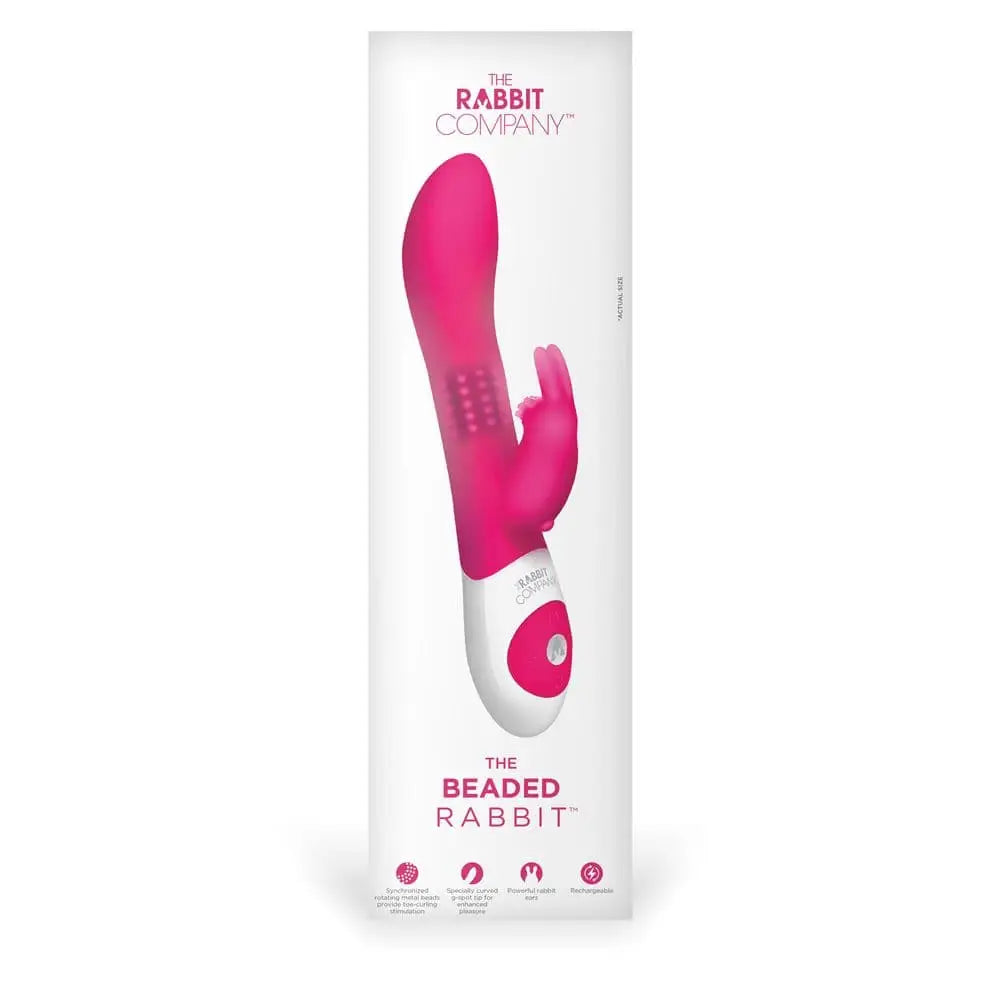 The Rabbit Company Beaded Hot Pink - Sex Toys - Save 20% - the - Fast - Vibrator United Kingdom Stoke-on-trent