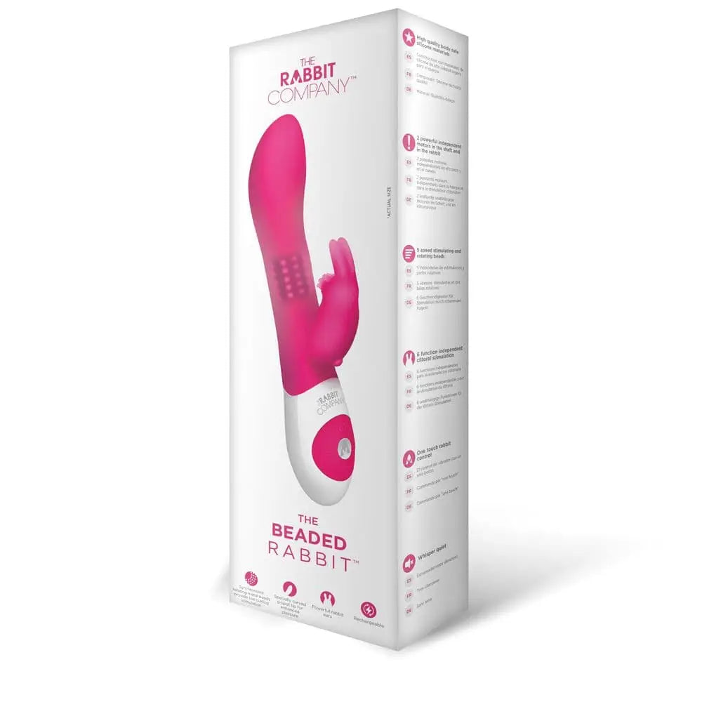 The Rabbit Company Beaded Hot Pink - Sex Toys - Save 20% - the - Fast - Vibrator United Kingdom Stoke-on-trent