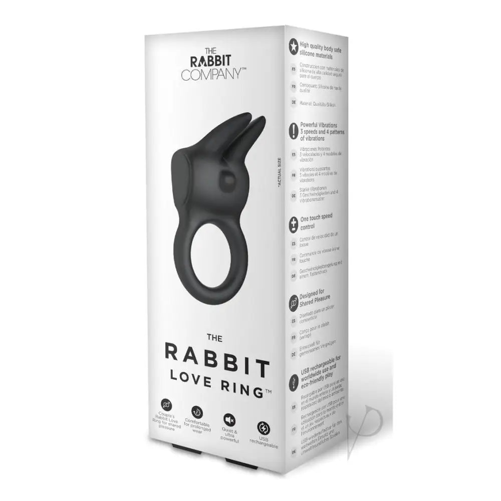 The Rabbit Company Love Ring Black - Save 15% - Fast Shipping - Sale United Kingdom Stoke-on-trent
