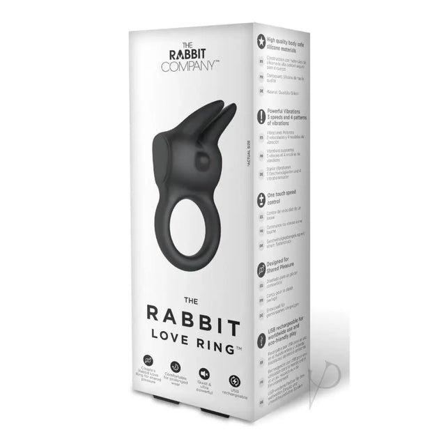 The Rabbit Company Love Ring Black - Save 15% - Fast Shipping - Sale United Kingdom Stoke-on-trent