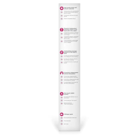 The Rabbit Company Thrusting Hot Pink - Sex Toys - Save 20% - Fast - Vibrator United Kingdom Stoke-on-trent
