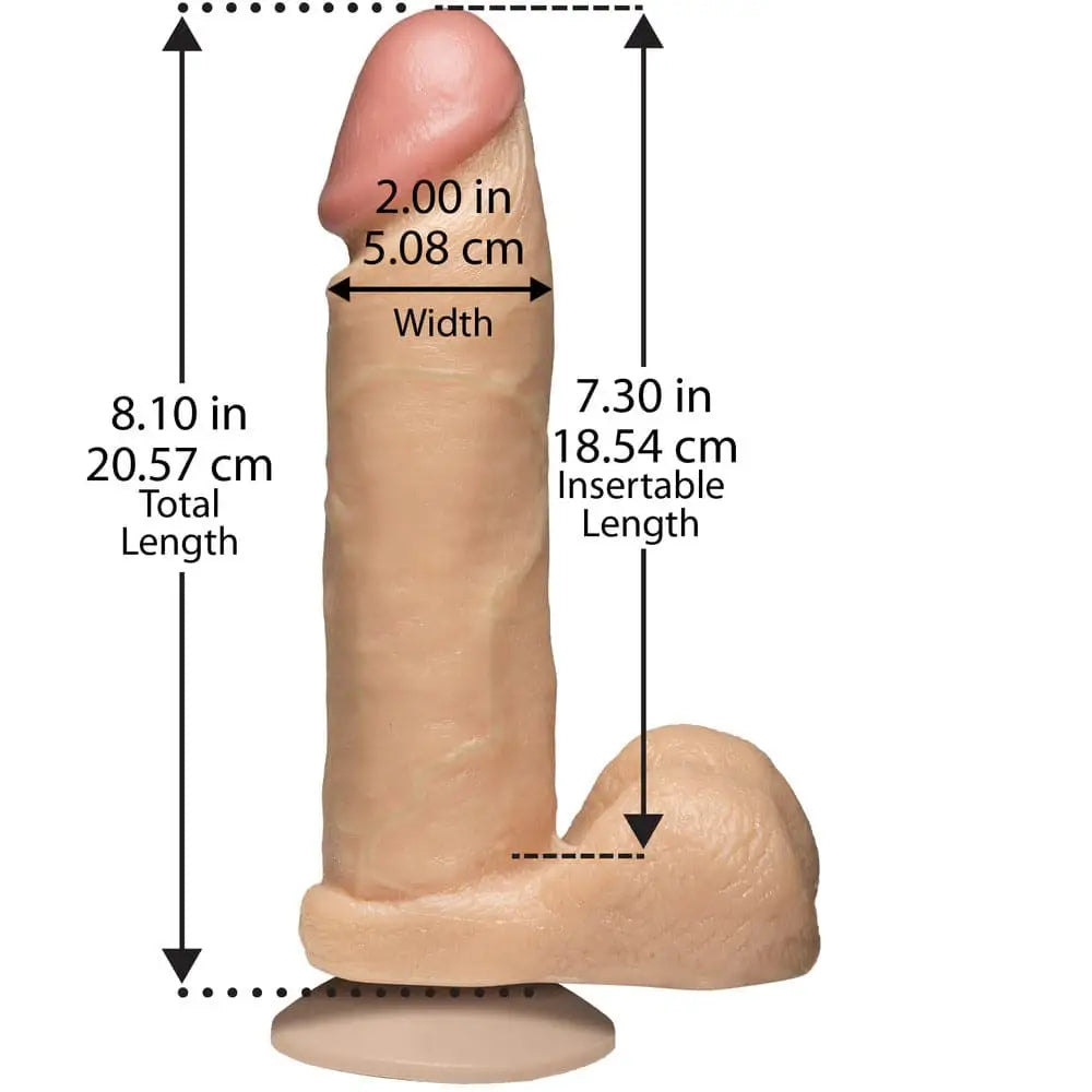 The Realistic Cock 8 Inch Dildo Flesh Pink - Save 20% - Fast Shipping - United Kingdom Stoke-on-trent