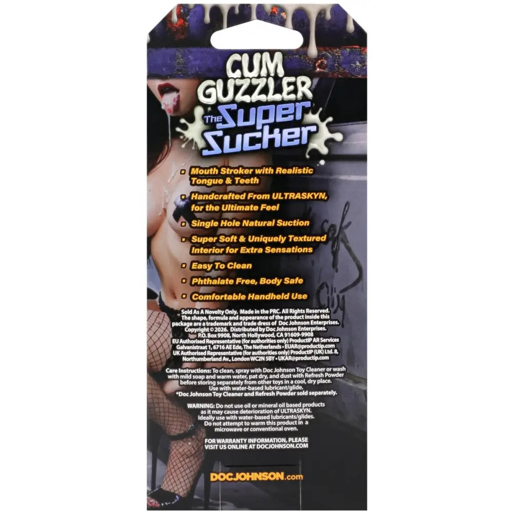 The Super Sucker Cum Guzzler Ultraskyn Masturbator - Save 15% - Sale United Kingdom Stoke-on-trent