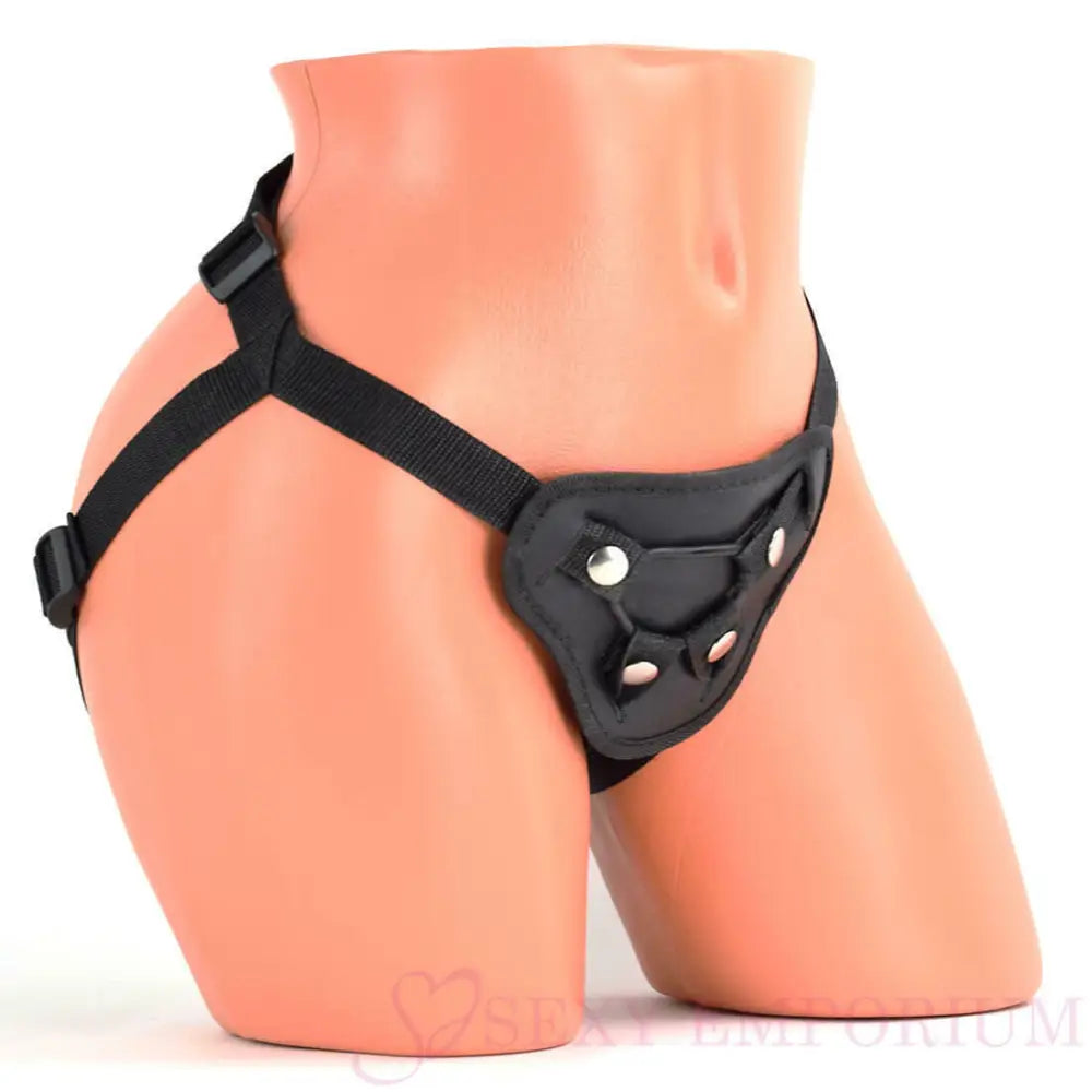 Thick Cerberus Dildo and Strap-on Harness in Black - Save 15% - Strap-on - Fast - Sale United Kingdom Stoke-on-trent