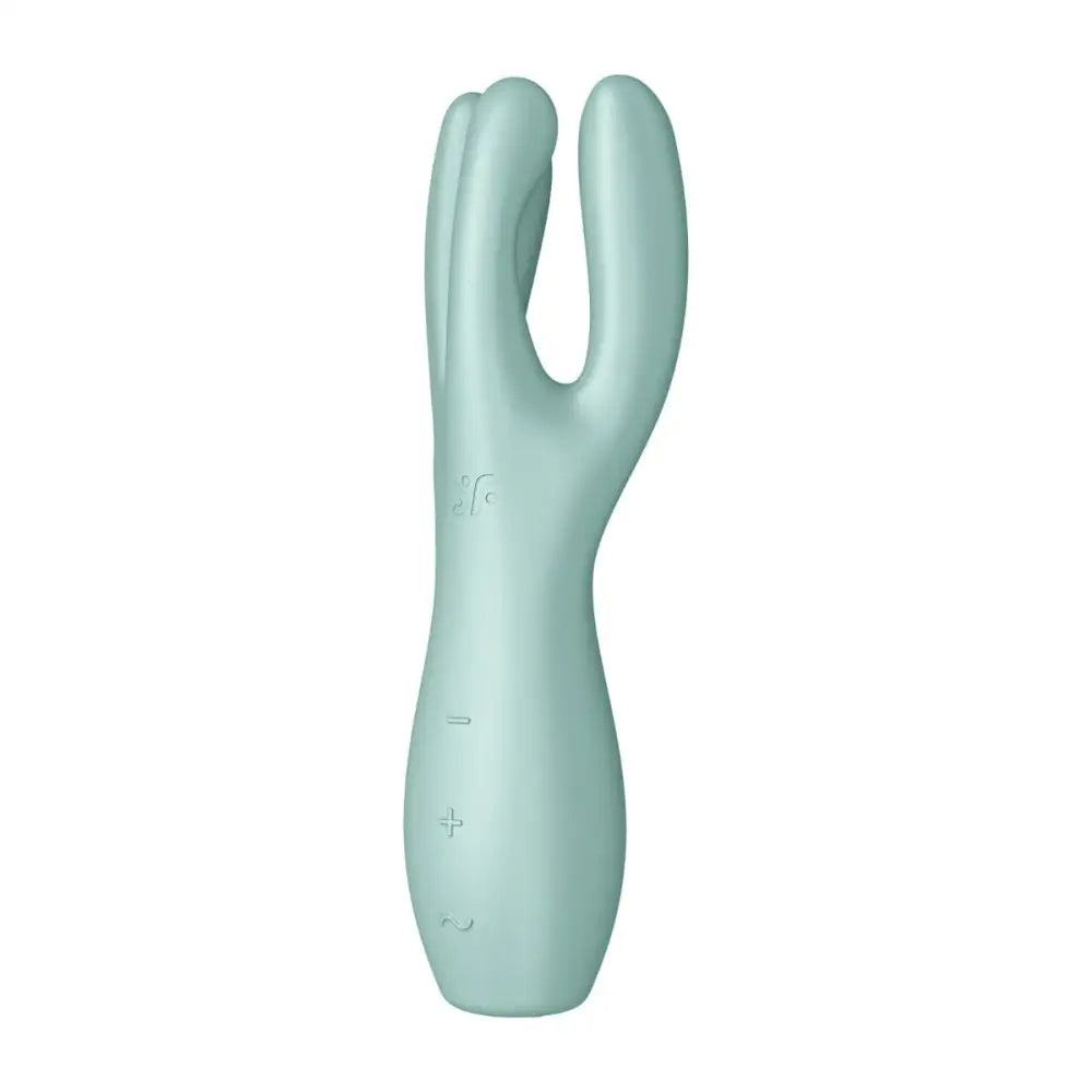 Satisfyer Threesome 3 Mint – Triple-motor Lay-on Clitoral Sex Toy - Toys - Save 30% - Vibrator United Kingdom Stoke-on-trent