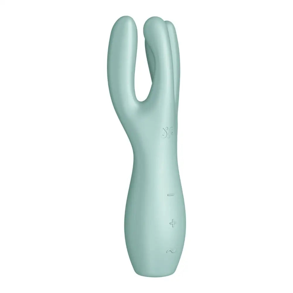 Satisfyer Threesome 3 Mint – Triple-motor Lay-on Clitoral Sex Toy - Toys - Save 30% - Vibrator United Kingdom Stoke-on-trent