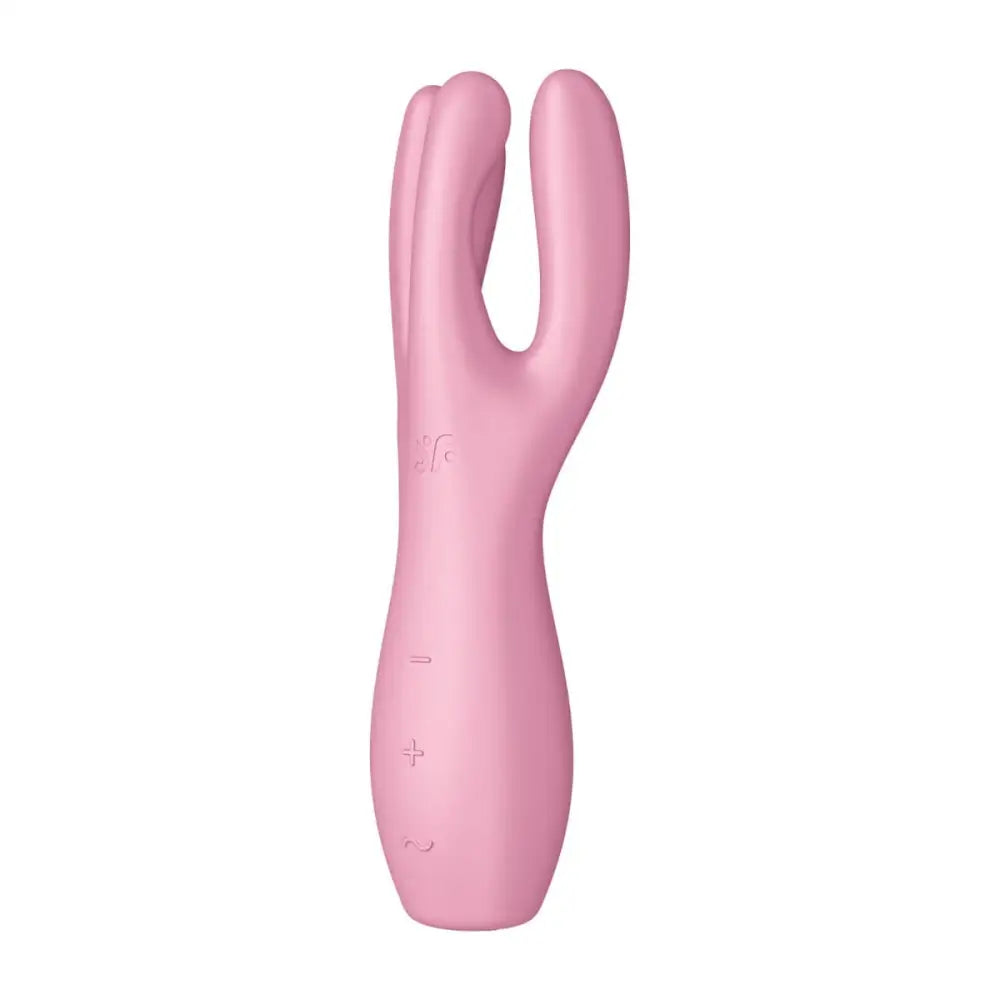 Satisfyer Threesome 3 Pink – Triple-motor Lay-on Clitoral Sex Toy - Toys - Save 30% - Vibrator United Kingdom Stoke-on-trent