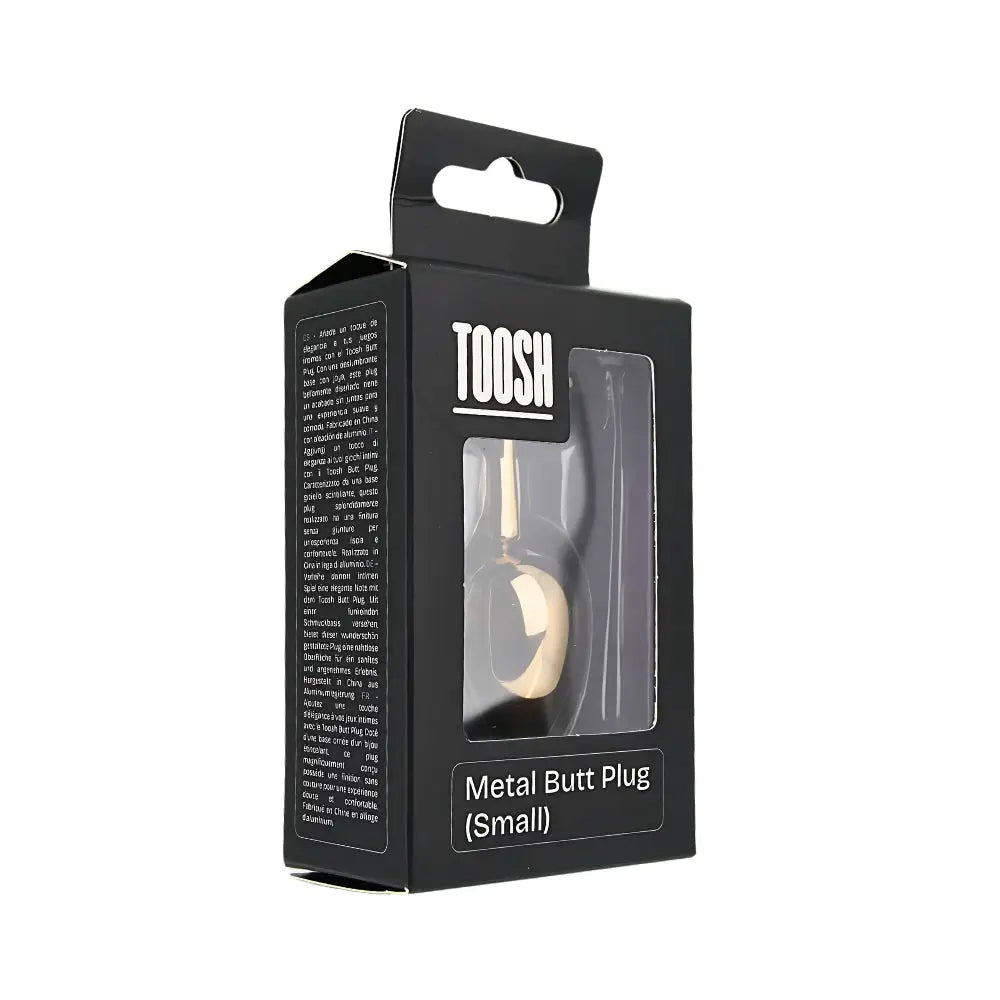 Toosh Heart Shaped Gold Butt Plug with Red Stone Small - Save 10% - Anal Dildos United Kingdom Stoke-on-trent