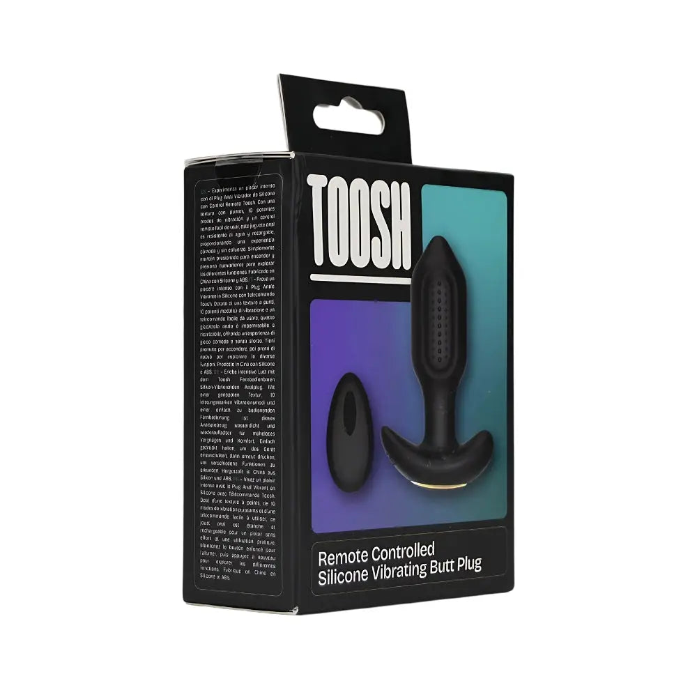 Toosh Remote Controlled Silicone Vibrating Butt Plug - Fast Shipping - Anal Vibrators United Kingdom Stoke-on-trent