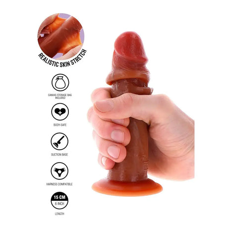 Toyjoy Get Real Silicone Sliding Foreskin Dong - Save 15% - Toyjoy - Fast - Dildo United Kingdom Stoke-on-trent
