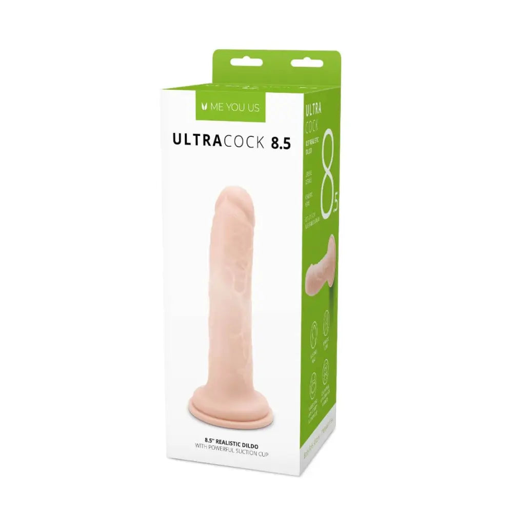 Ultra 8.5 Inch White Cock - Save 15% - Fast Shipping - Dildo United Kingdom Stoke-on-trent