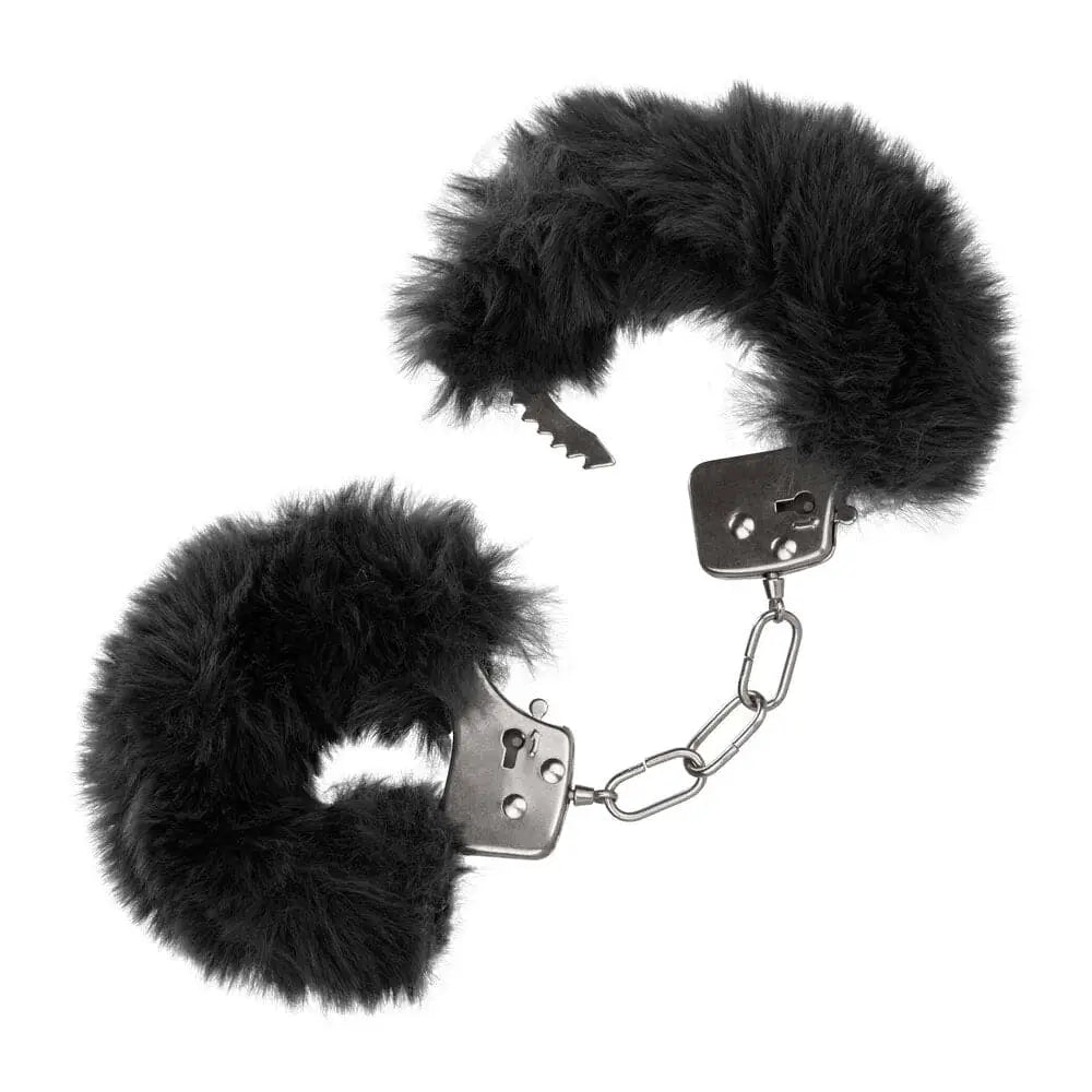 Ultra Fluffy Furry Cuffs Black - Save 15% - Fast Shipping - Sale United Kingdom Stoke-on-trent