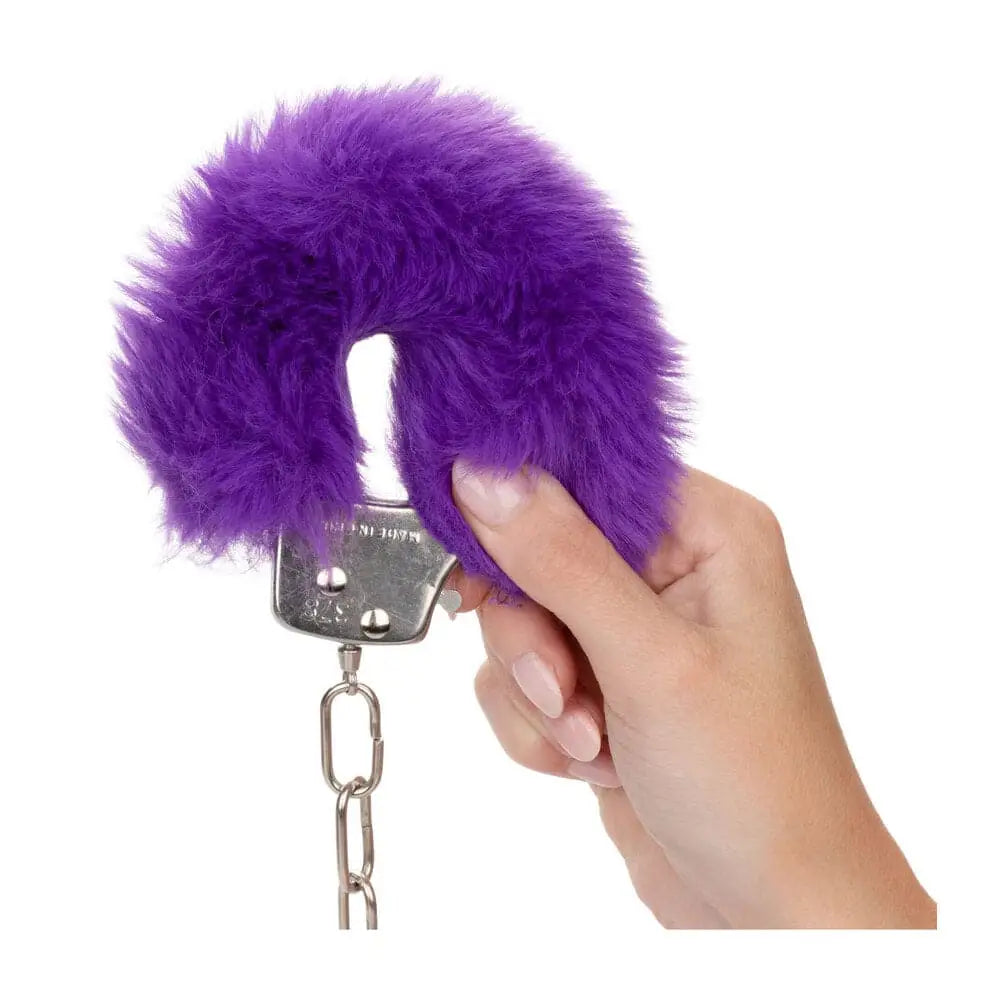 Ultra Fluffy Furry Cuffs Purple - Save 15% - Fast Shipping - Sale United Kingdom Stoke-on-trent