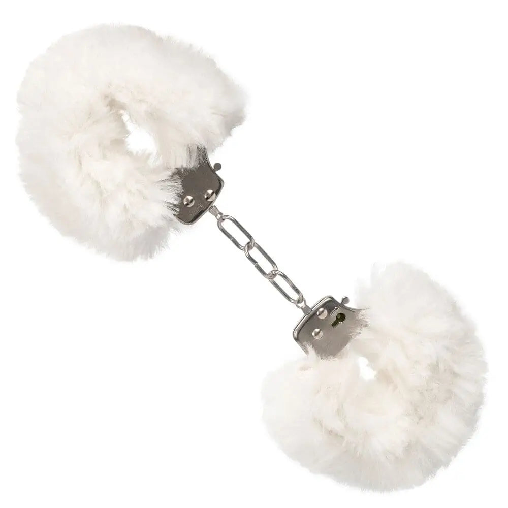 Ultra Fluffy Furry Cuffs White - Save 15% - Fast Shipping - Sale United Kingdom Stoke-on-trent