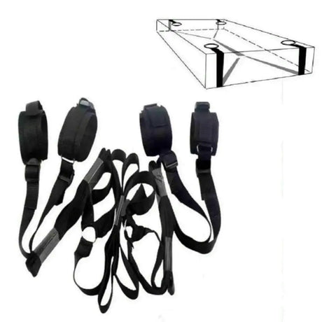 Under Bed Wrist and Ankles Restraint System - Save 15% - Fast Shipping - Sale United Kingdom Stoke-on-trent