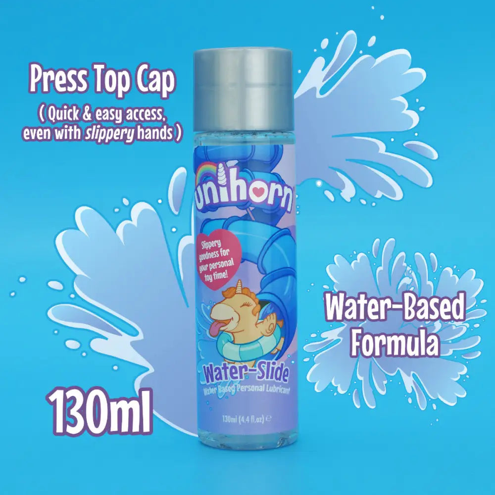 Unihorn Water-slide Water Based Personal Lubricant 4.4 Fl Oz (130ml) - Save 20% - Water-slide Fl Oz - Sale United Kingdom Stoke-on-trent