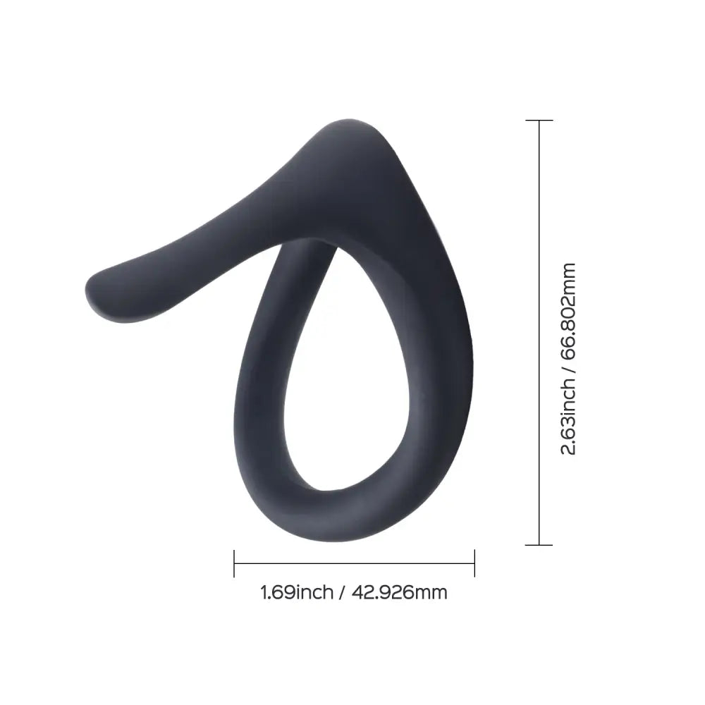 Uri Black Penis Cock Ring Male Enhancer Sex Toy for Men Silicone - Save 30% - Sale United Kingdom Stoke-on-trent