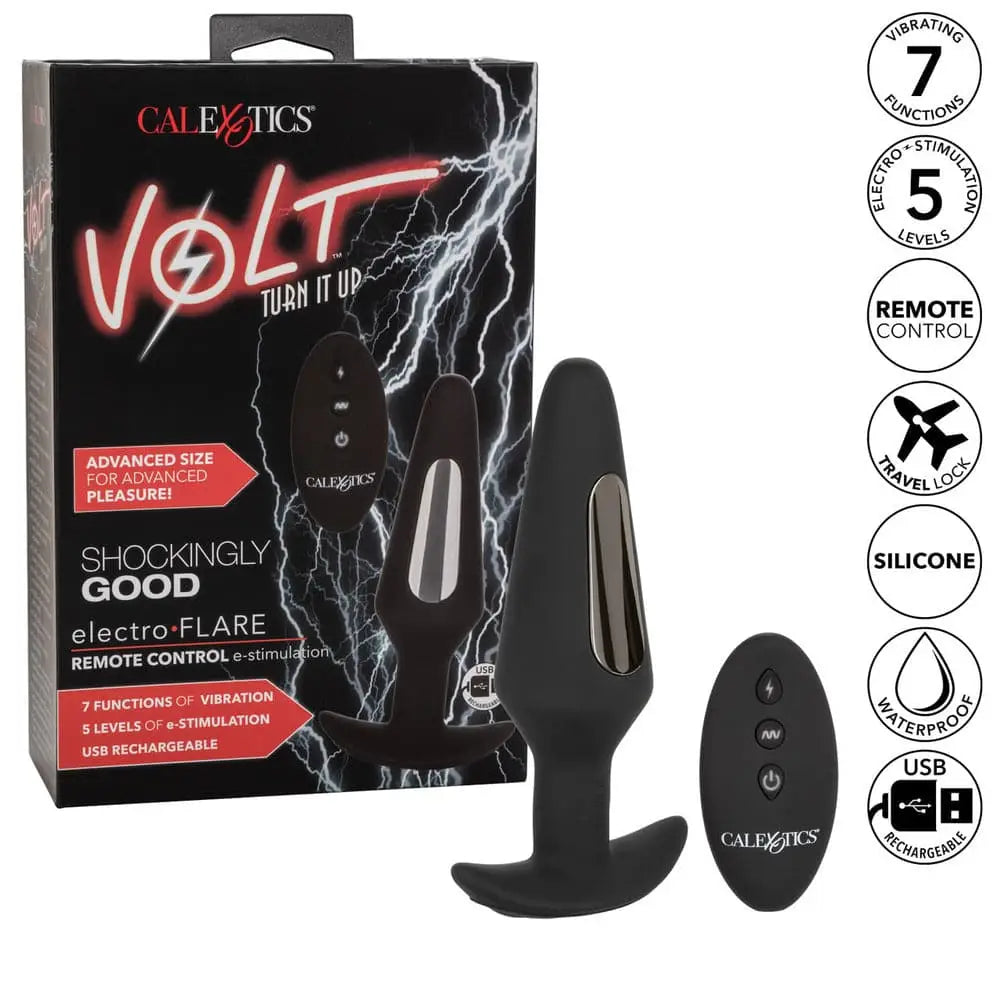 Volt Electro Flare Estim Butt Plug - Save 20% - Estim - Fast Shipping - Anal Vibrators United Kingdom Stoke-on-trent