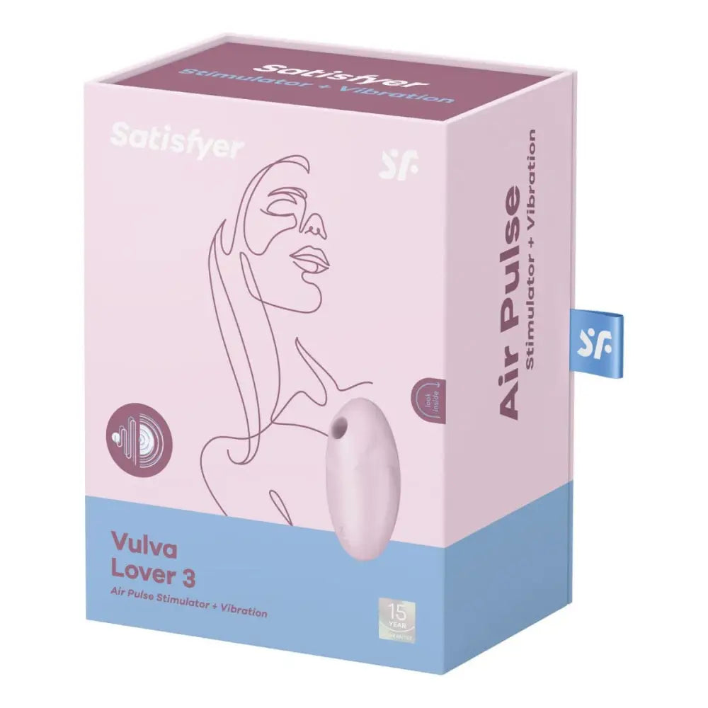 Satisfyer Vulva Lover 3 Pink – Dual Air Pulse & Vibration Clitoral Sex Toy - Toys - Save 40% - Vibrator United Kingdom Stoke-on-trent