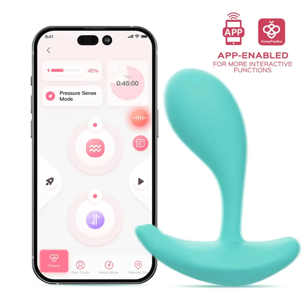 Wearable Clit & G-spot Vibrator App Enabled Sex Toy Women Couples Honey Play Box - Save 15% - App/remote Controlled Vibrators United