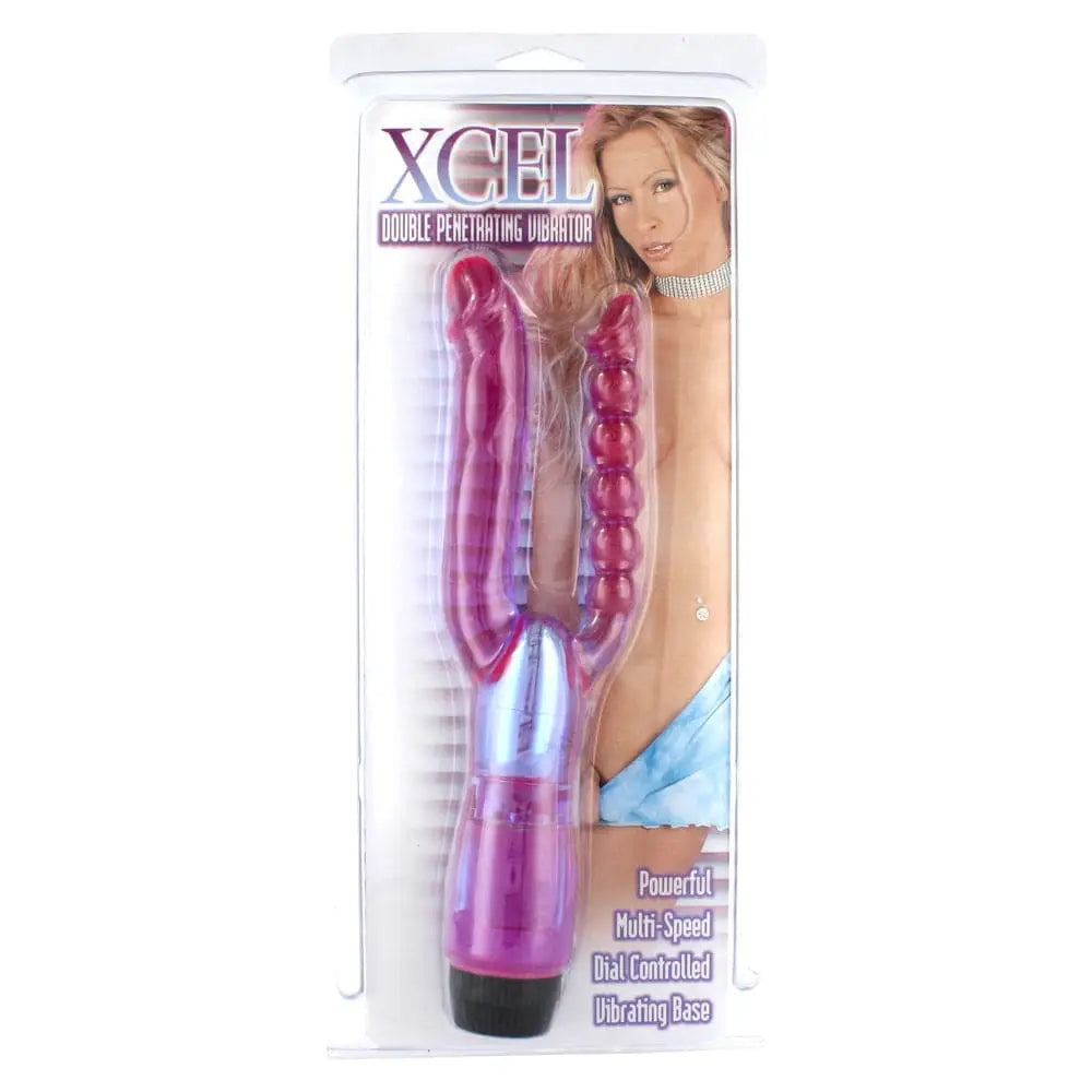 Xcel Double Penetrating Vibrator - Save 20% - Xcel - Fast Shipping - United Kingdom Stoke-on-trent
