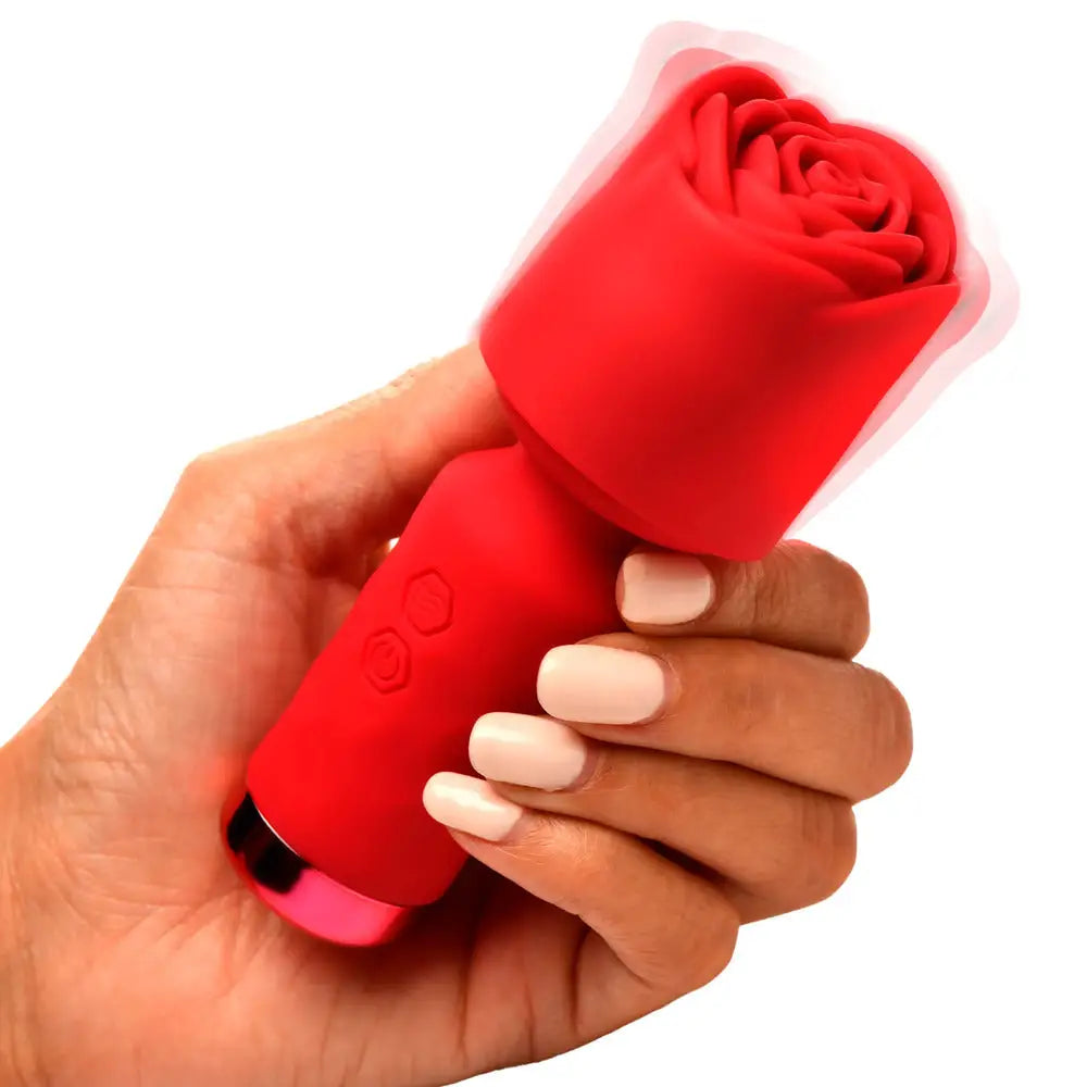 Xr Bloomgasm Rose Petite Mini Wand - Save 20% - Xr - Fast Shipping - Vibrator United Kingdom Stoke-on-trent