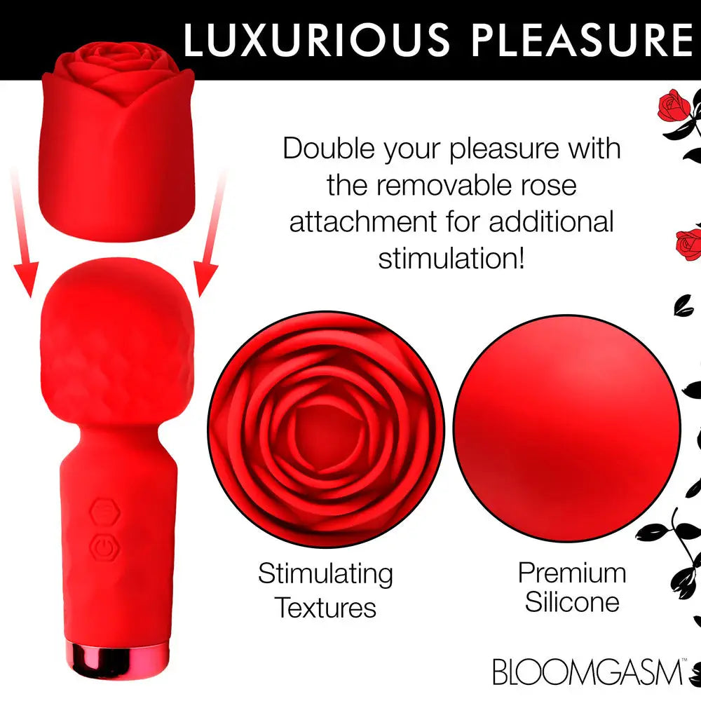 Xr Bloomgasm Rose Petite Mini Wand - Save 20% - Xr - Fast Shipping - Vibrator United Kingdom Stoke-on-trent